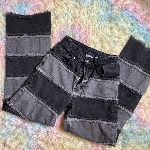 The ragged priest black patchwork jeans - Picture 2 of 10